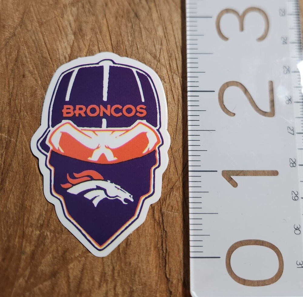 🏈 Denver Broncos NFL Team Logo Laptop Sticker Decal  
