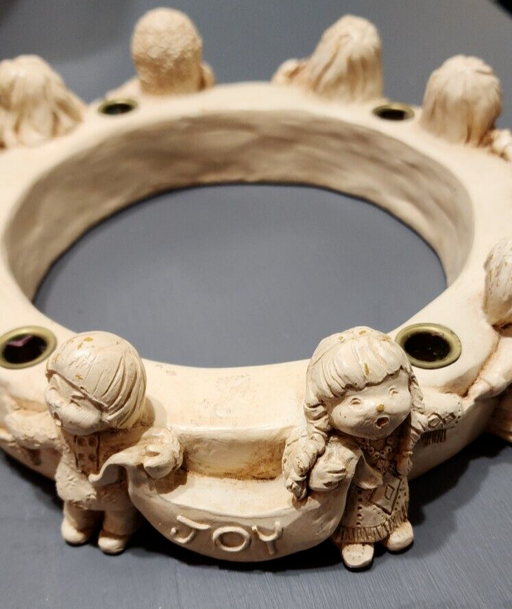 Abbey Press Advent Wreath and Candle Holder Peace Love Hope & Joy Children-image