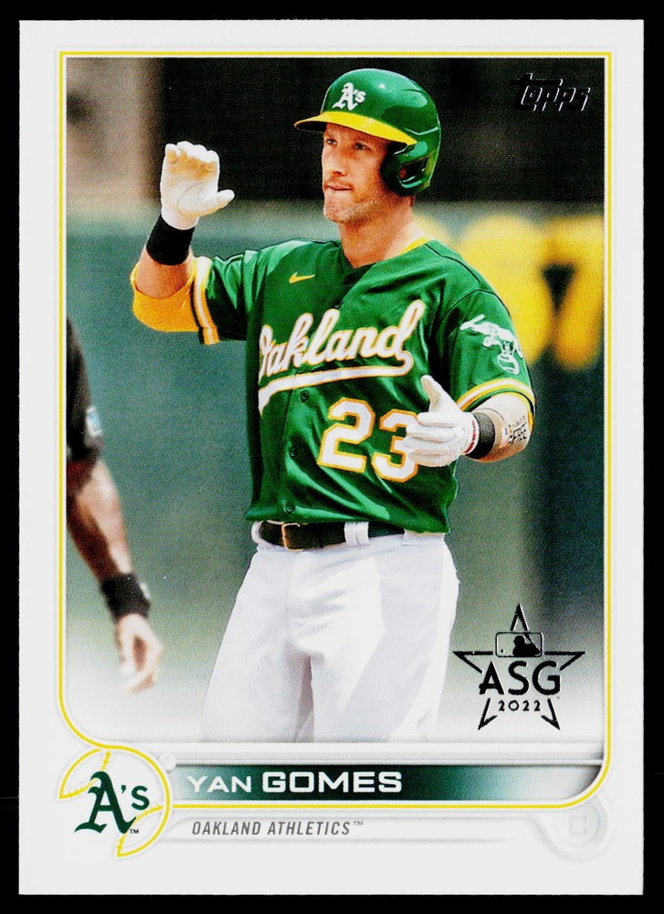 Yan Gomes 2022 Topps All-Star Game Stamped #294 Oakland Athletics