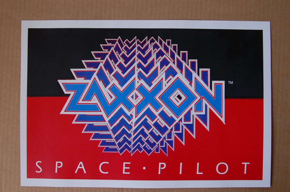 Zaxxon 2 Arcade Flyer Promo Poster Retro Video Game Ad