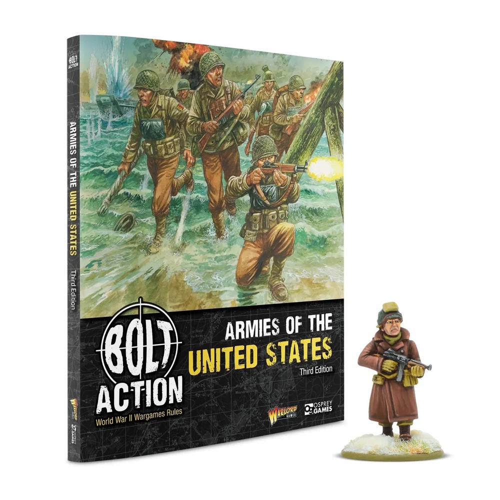Bolt Action Armies of the United States Third Edition with James McNiece Figure