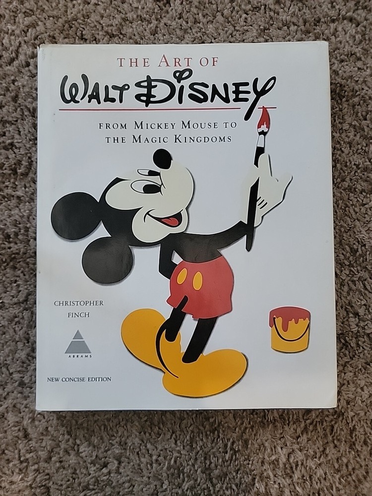 The Art of Walt Disney 1975 Mickey Mouse to Magic Kingdom by Christopher Finch