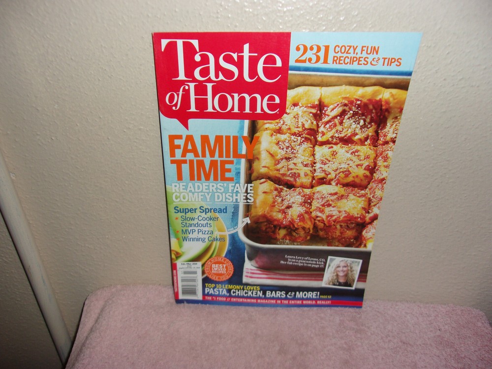 TASTE OF HOME  MAGAZINE EDITED by A THOUSAND COUNTRY COOKS..FEBRUARY/ MARCH 2014-image