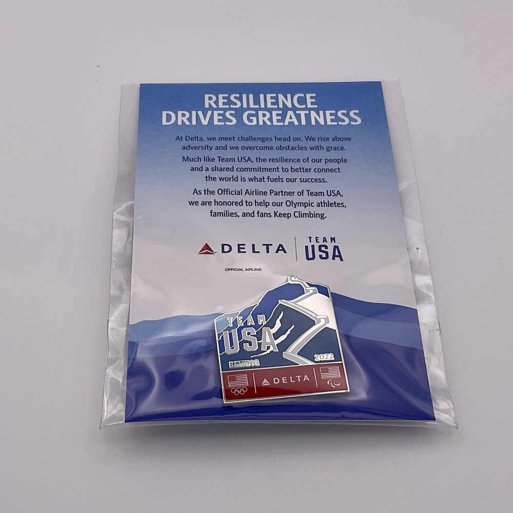 Delta Air Lines Team USA 2022 Beijing Olympics Pin