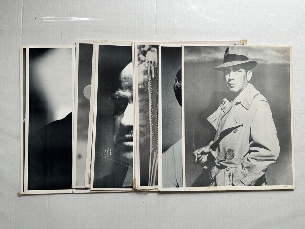 Lot Of 19 70'S/80'S Portal Pubs Movie Star Posters 11X14 Bogie, Brando, Gable