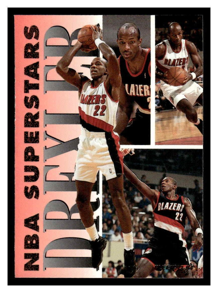 1993-94 Fleer #4 Clyde Drexler NBA Superstars