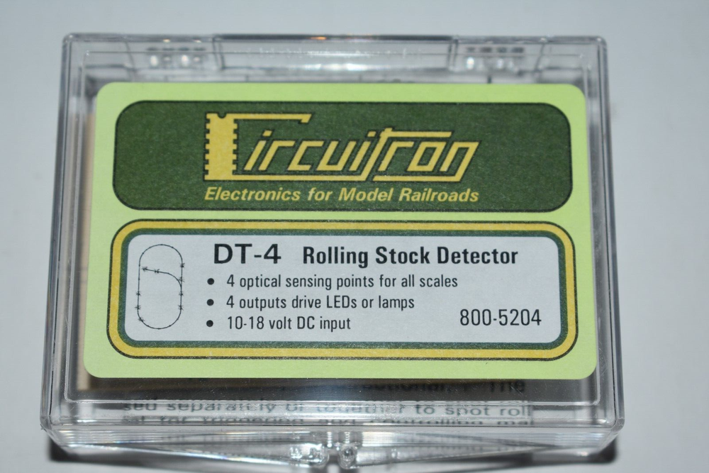 N HO Circuitron 800-5204 DT-4 Rolling Stock Detector