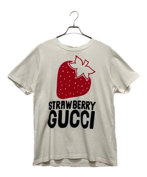 Gucci Strawberry Print T-Shirt Fashion Graphic Tee