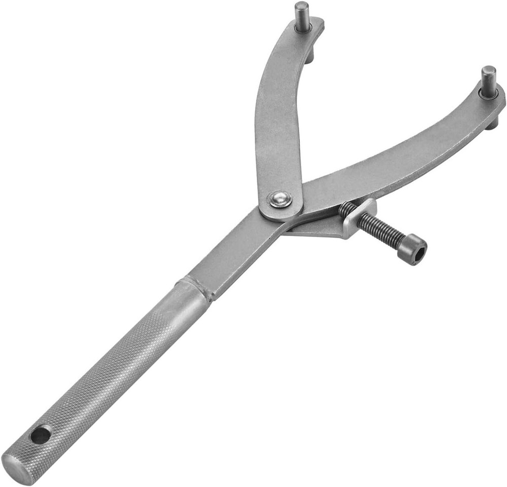 Adjustable Spanner Wrench Holder for Flywheel Sprocket and Fan Clutch Removal