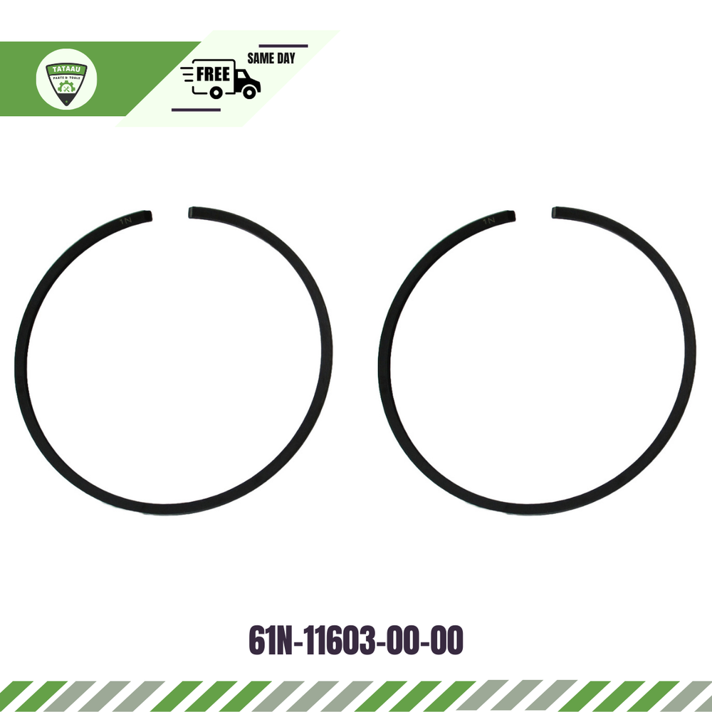 61N-11603-00-00 Fits Yamaha Outboard 30 HP Piston Ring SET STD