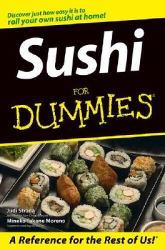 Sushi For Dummies by Judi Strada - Easy Guide & Tips - Paperback in Very Good Condition