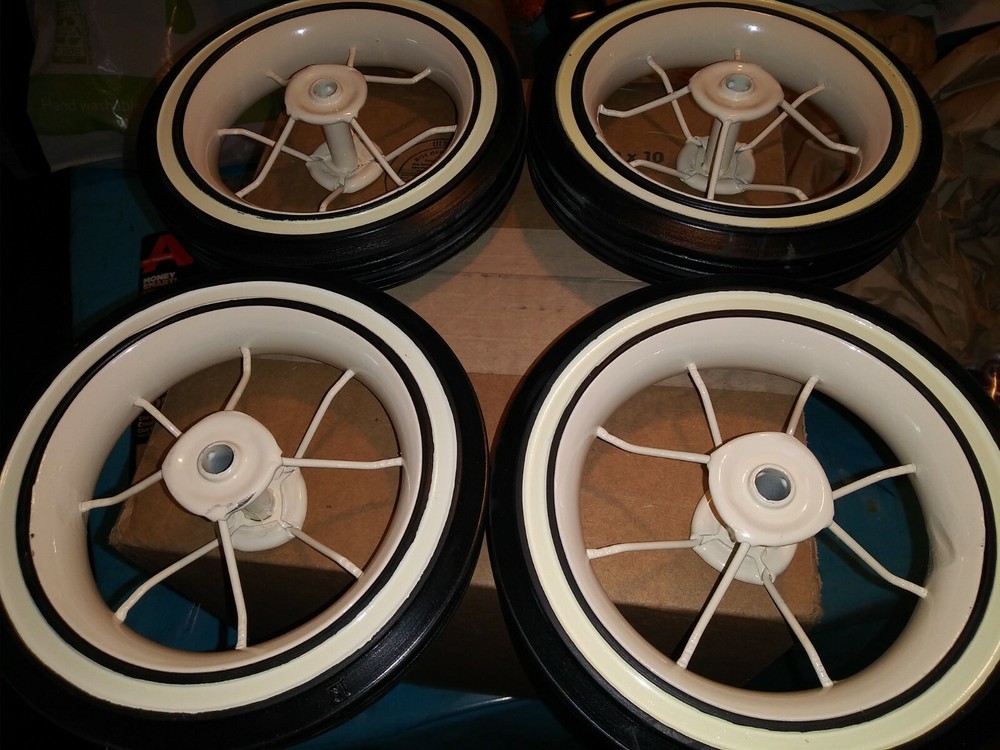 Pedal car wheels wire