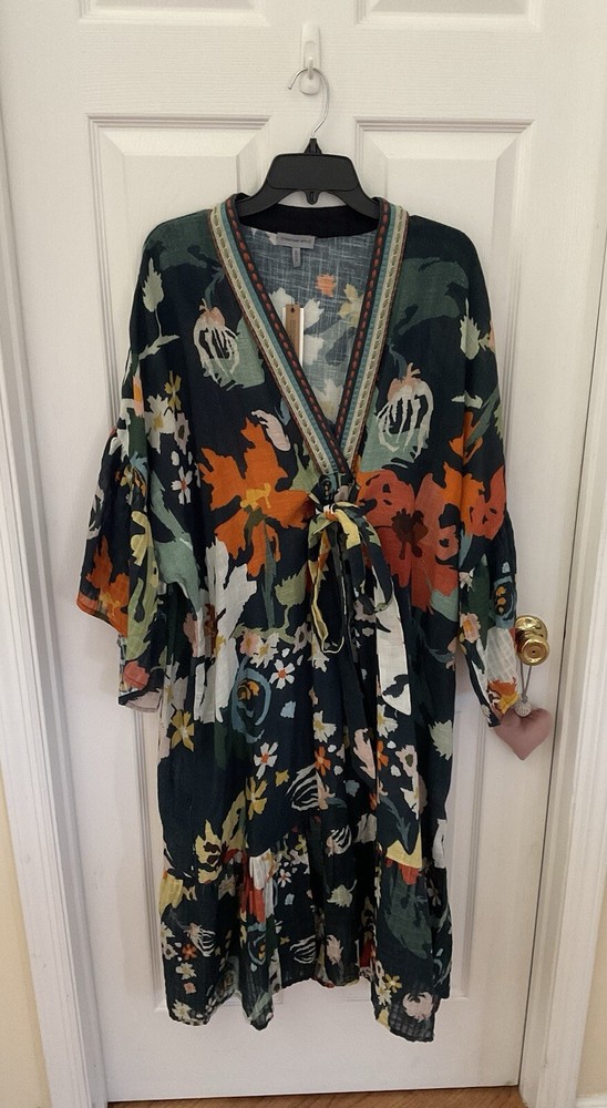 Conditions Apply Floral Kaftan Anthropologie NWT, AUTHENTIC