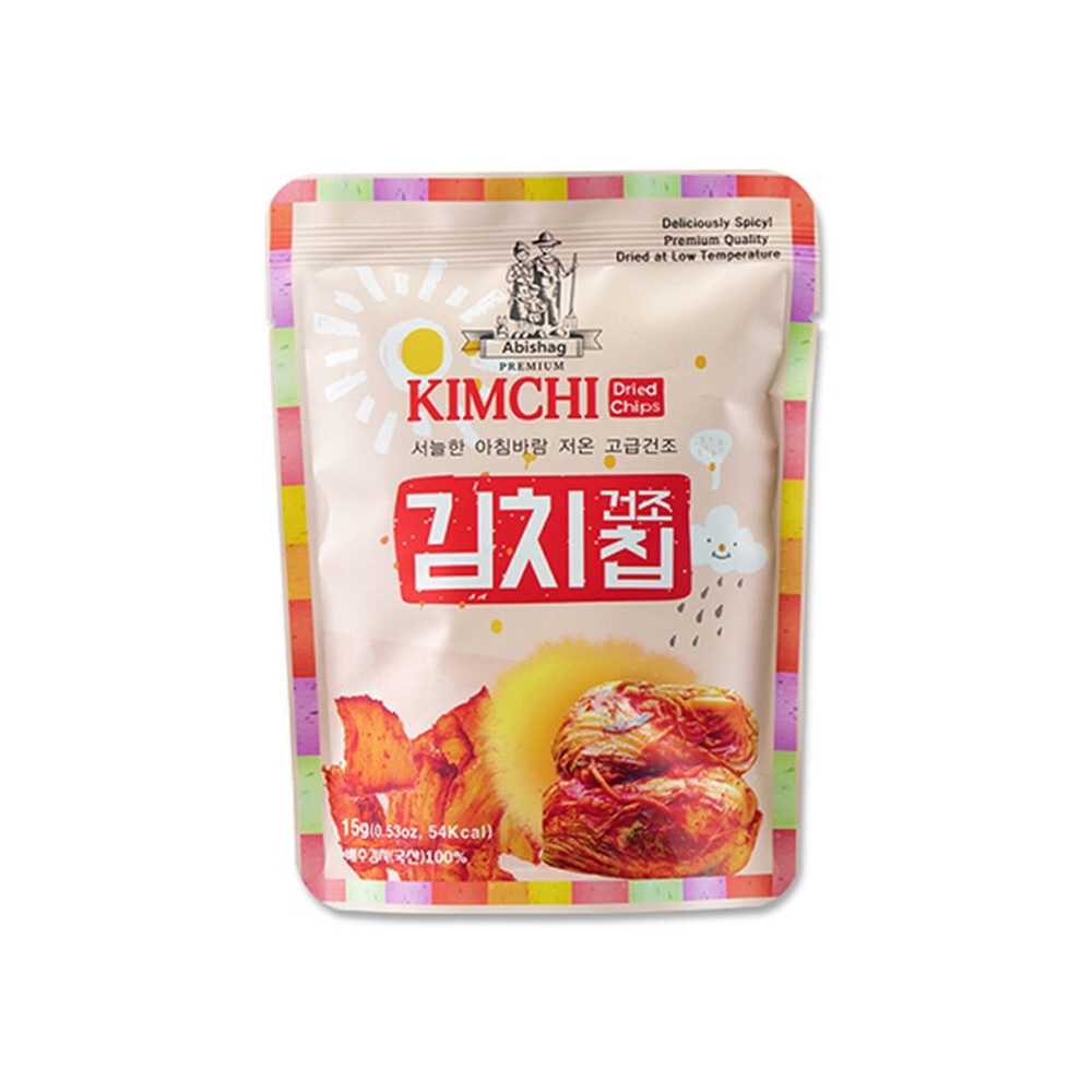 Abishag Premium Dried Korean Kimchi Chips 15g / 0.53oz-image