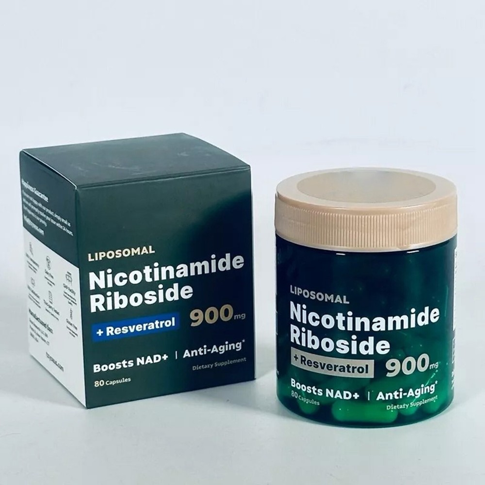 Nicotinamide Riboside+Resveratrol NAD+ Supplement 900mg Anti-Aging Brightening