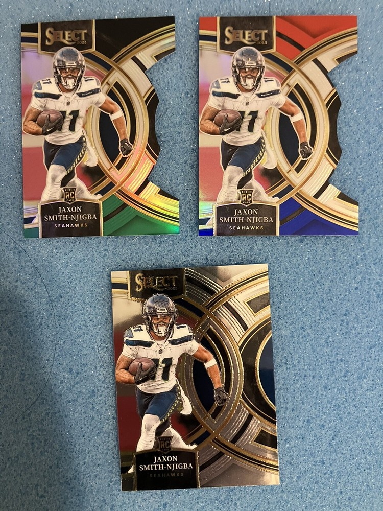 2023 Panini Select Jaxon Smith-Njigba Lot (Qty 11) 4 Die Cuts (see Description)