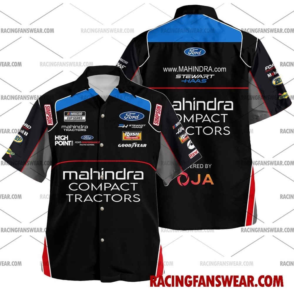 Chase Briscoe Nascar Racing Hawaiian Polo Shirts