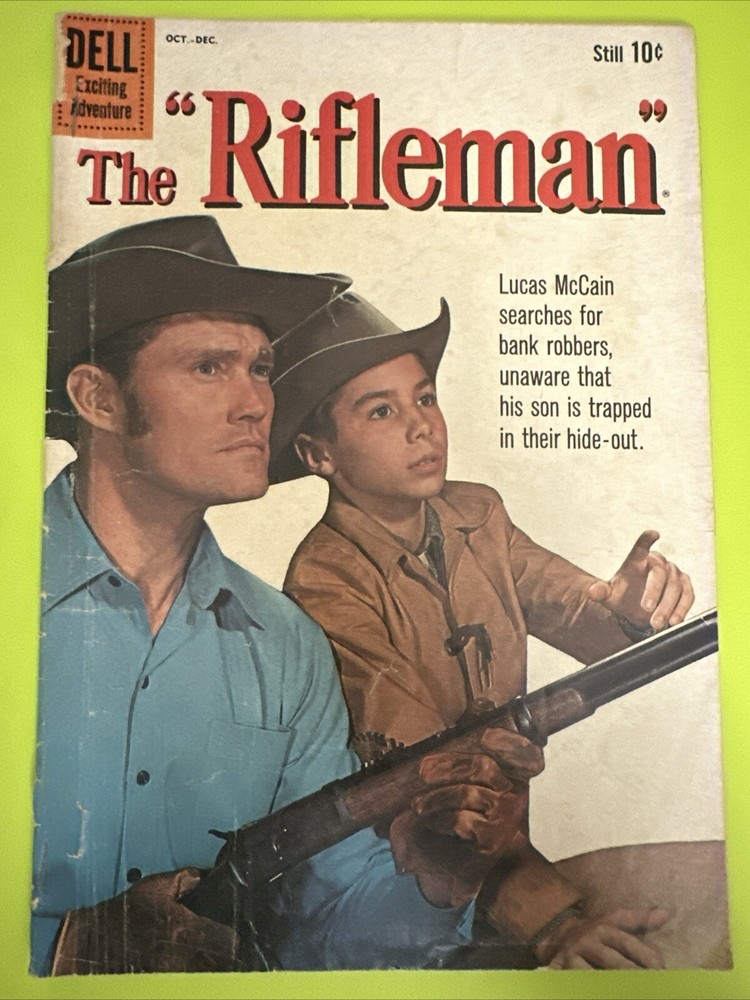 Rifleman #5 - Ghost Town Raid (Dell, 1960) Fine+