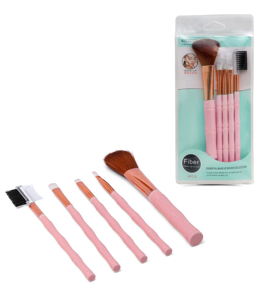 5 Pcs-KISSED Essential  Makeup Brush Collection.
