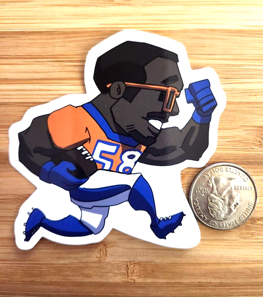 Von Miller NFL Sticker – Denver Broncos & Buffalo Bills