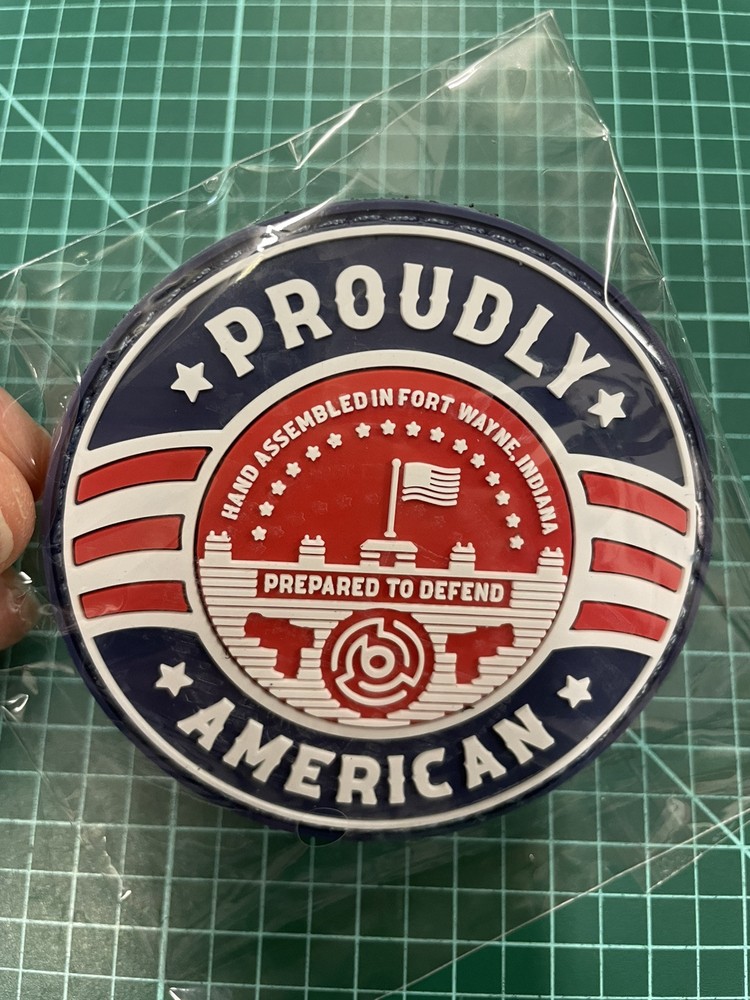Shot Show 2025 America Moral Patch Proudly Serving Patriotic Symbol