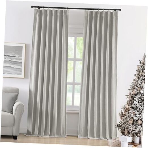Pinch Pleated Full Blackout Curtains 36