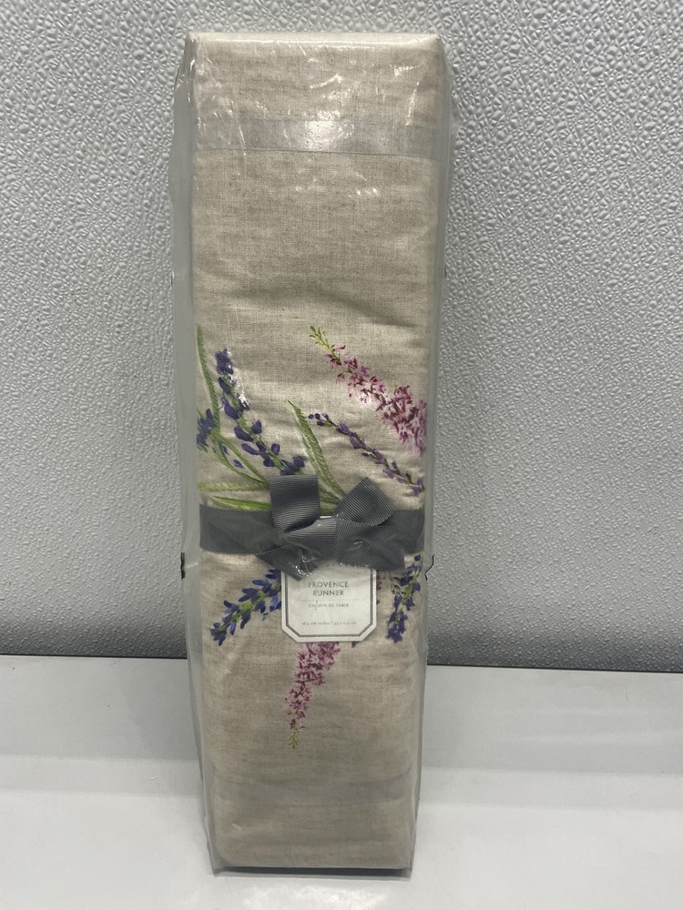 Pottery Barn Monique Lhuillier Provence Embroidered Table Runner, 18 x 108 inch