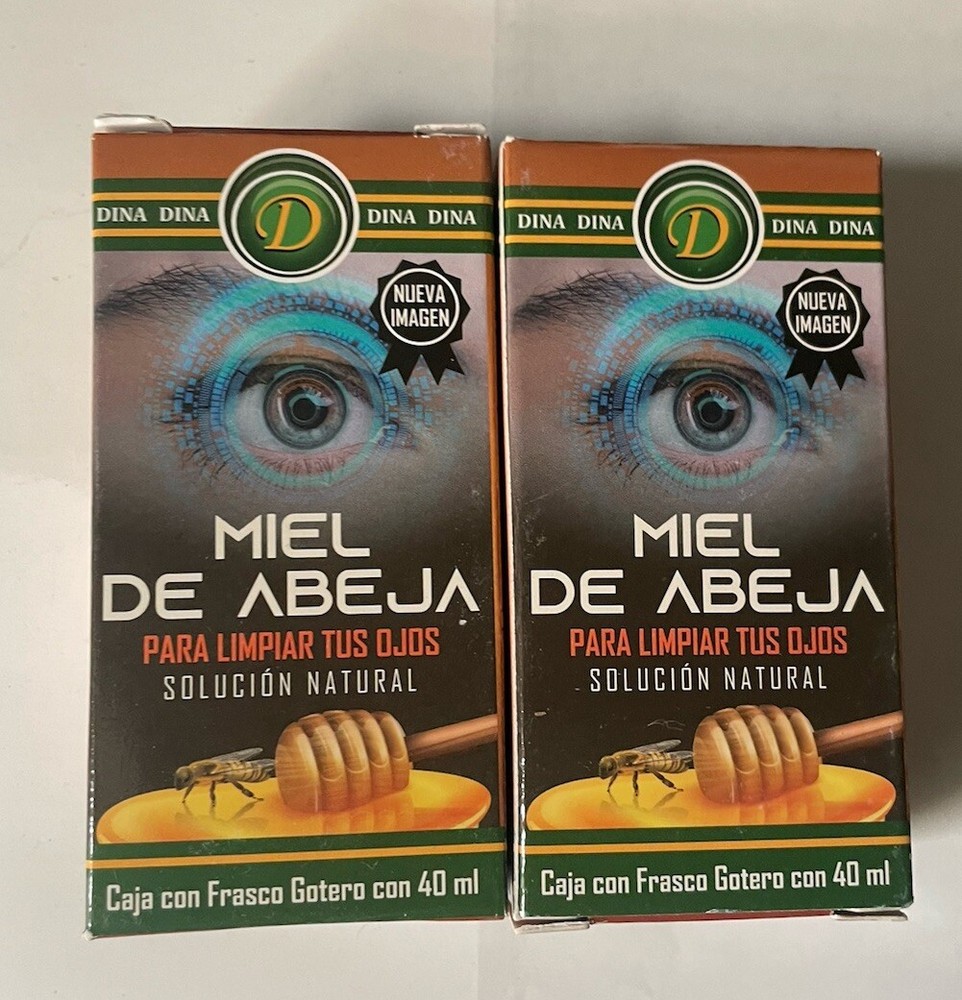 2 Pack Miel de Abeja Gotas Ojos 40ml - Alivio Natural-image