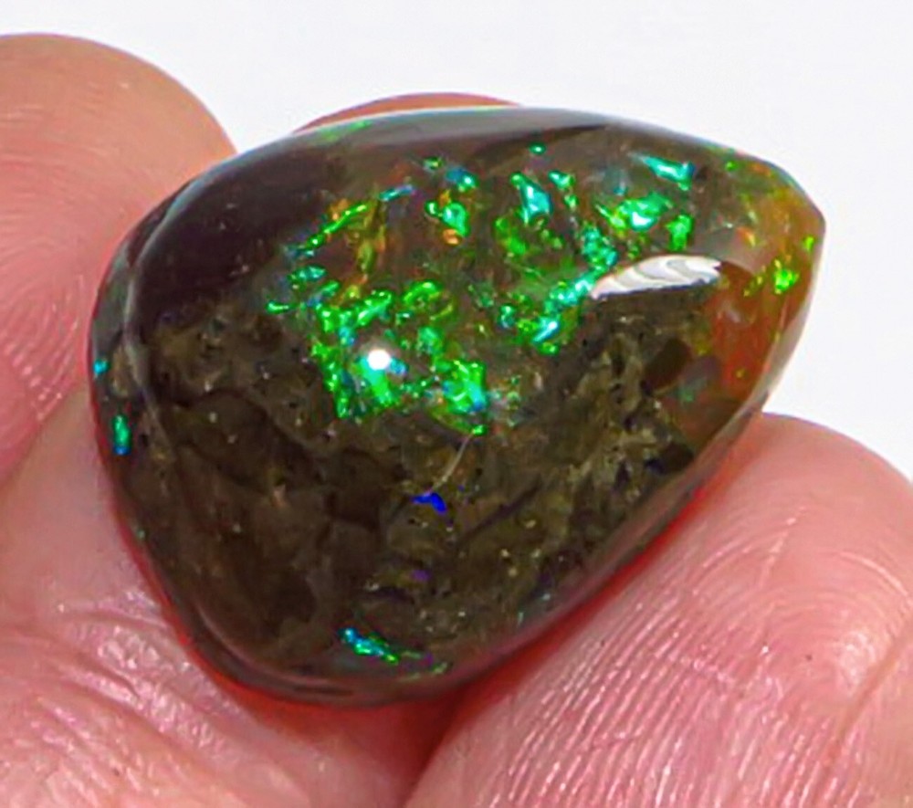 14.9Ct African Matrix Black Opal Cab PWY103