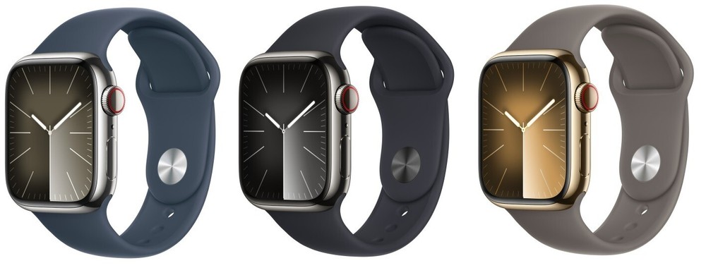 Apple Watch Series 9 41mm 45mm GPS + LTE UNLOCKED Stainless Steel - Very Good