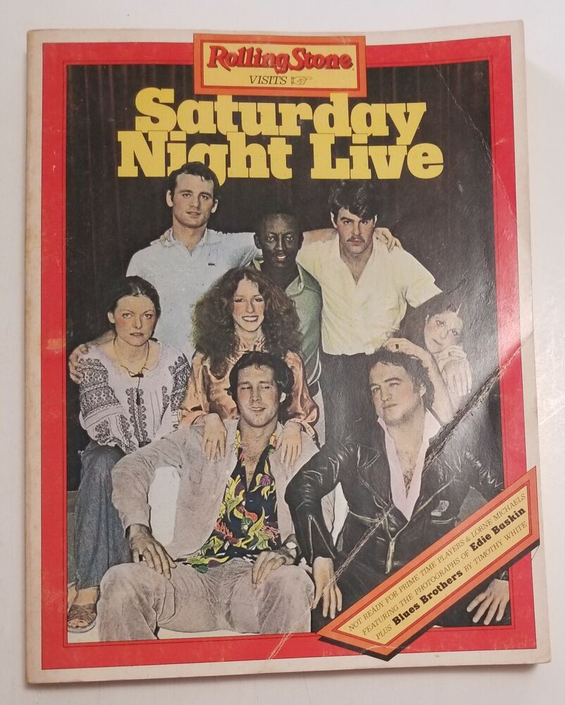 1979 Rolling Stones Visits Saturday Night Live Softcover Book SNL NBC BLUES BROS