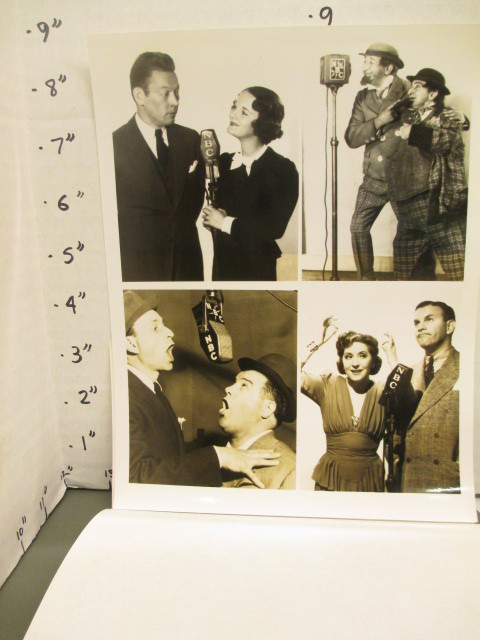 1970s NBC TV Radio Photo featuring Abbott Costello Portland Hoffa Weber Fields Burns Allen-image