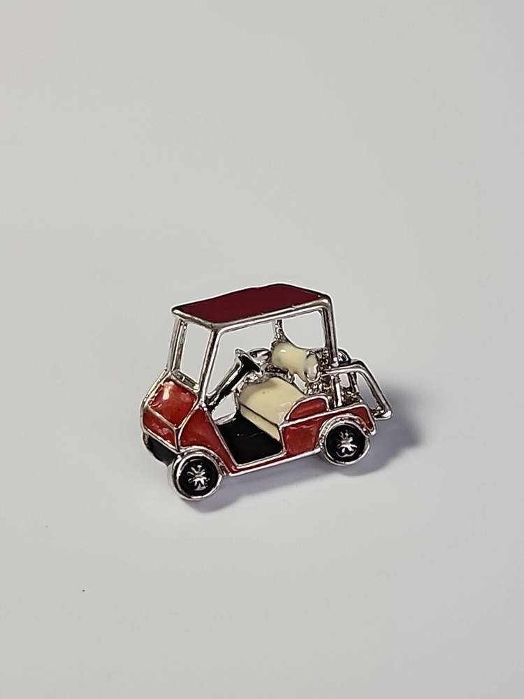 Navika USA Inc Lapel Pin Unique Golf Accessories 3D Golf Cart