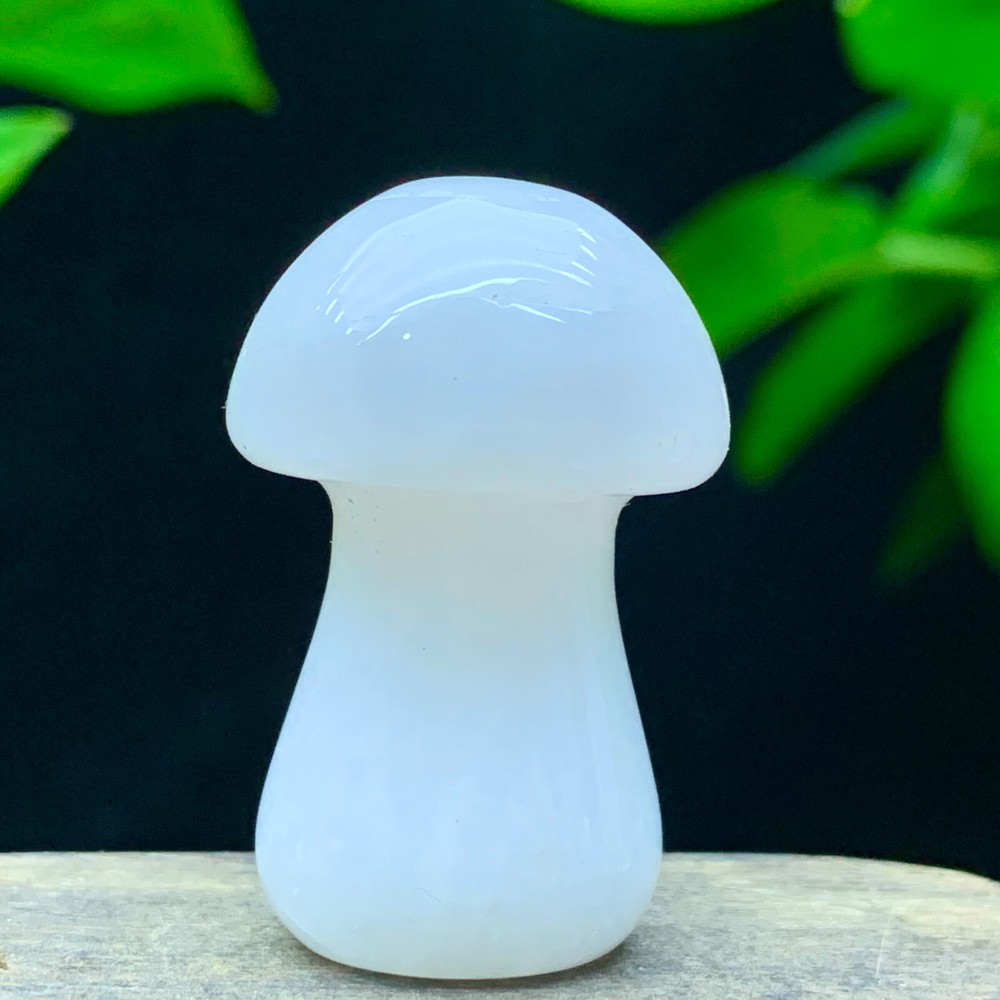22G Natural Crystal Beautiful Carving Mushroom Healing Decoration Gift