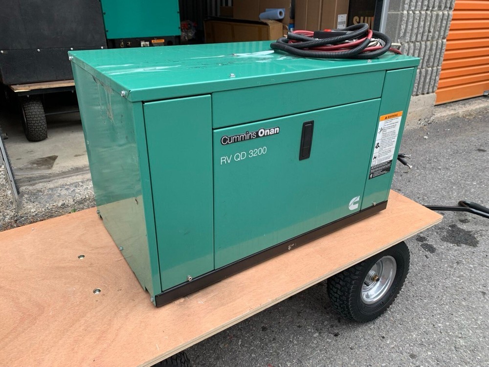 Cummins Onan QD3200 Quiet Diesel Generator - 3.2HDZAA / A066G703 - Only 65 Hours