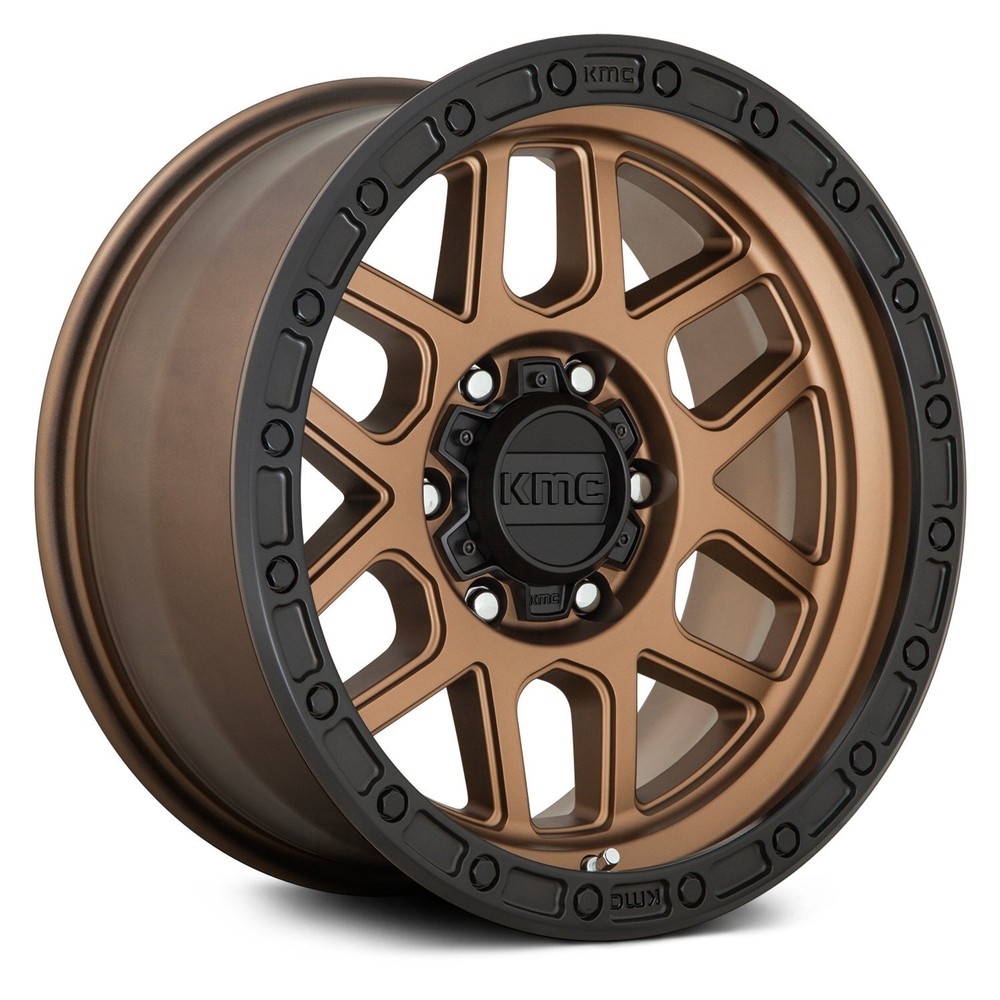 KMC KM544 MESA Wheels 20x9 (18, 5x127, 71.5) Bronze Rims Set of 4