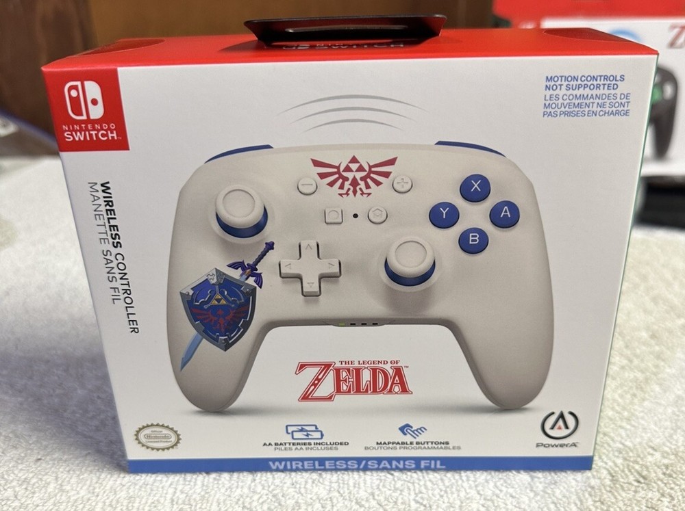 Nintendo Switch Power A Wireless Controller: The Legend of Zelda sealed