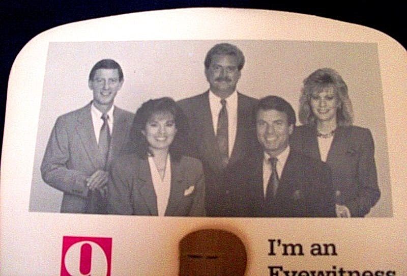 WFTV CHANNEL 9 ORLANDO FAN '80's TREANOR,WEECH,CLARKE,OPSAHL,SALT FREE U.S.SHIPP