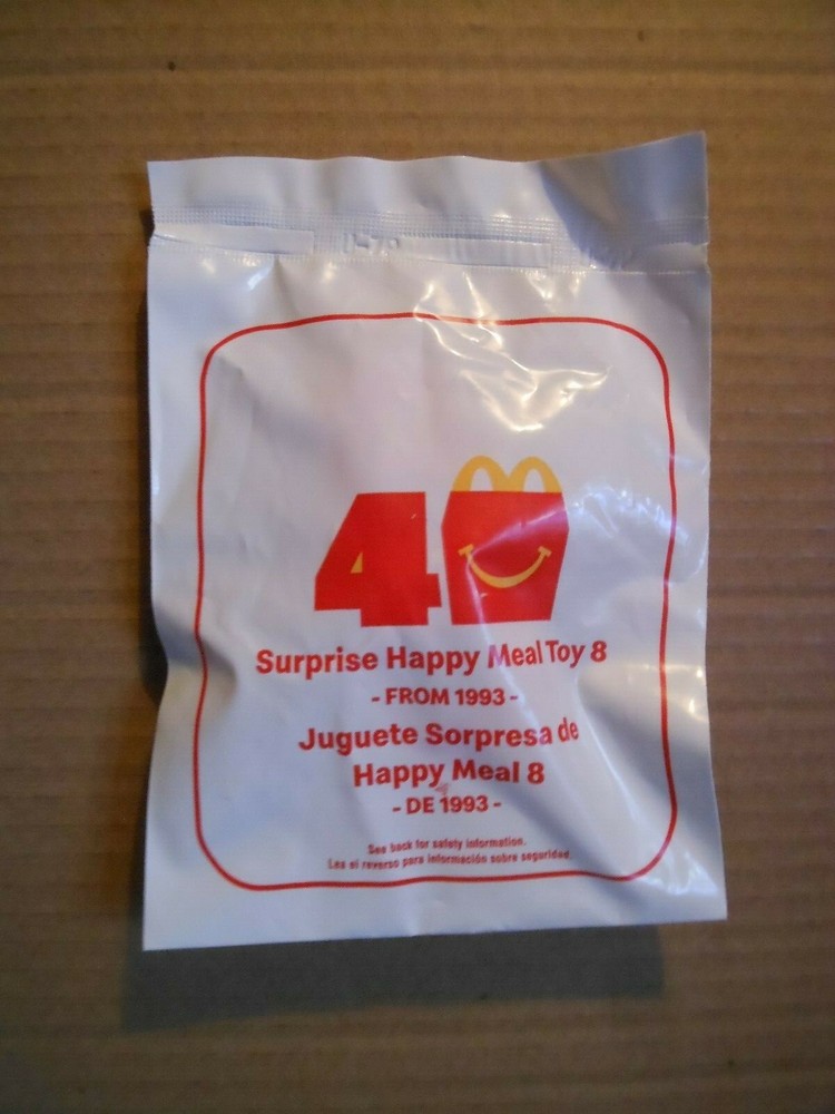 2019 McDONALD'S 40th ANNIVERSARY 1993 RETRO HAPPY MEAL TOY #8 HOT WHEELS
