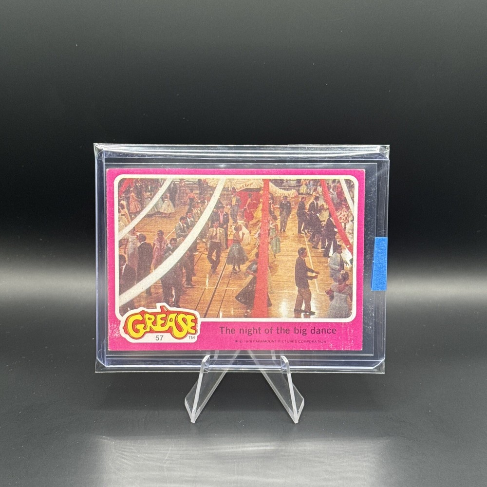 1978 Topps Grease #57 The night of the big dance