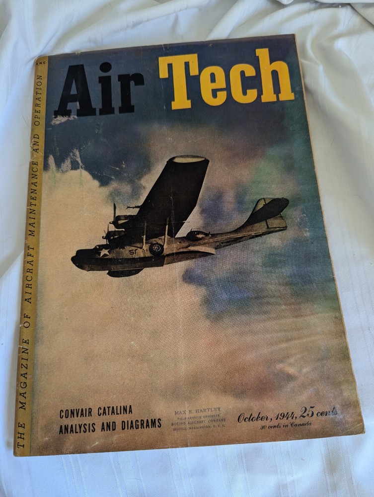 Air Tech Aircraft Maintenance & Operations Oct 1944 WWII Convair Catalina