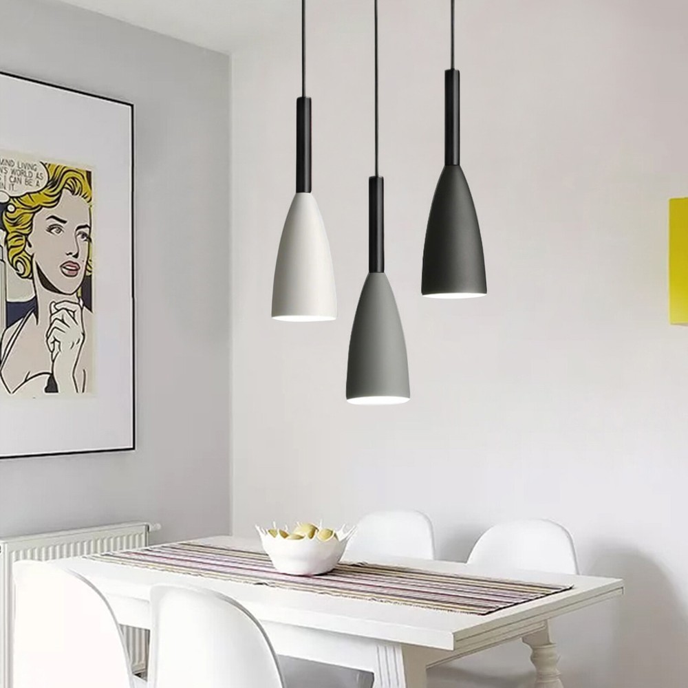 Modern LED Pendant Light 3-Heads Chandelier Kitchen Island Fixture Hanging Lamp