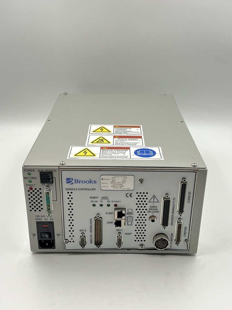 BROOKS SERIES 8 CONTROLLER - P/N 282022-0003-FRU Module Robot Motor/ PART 196635