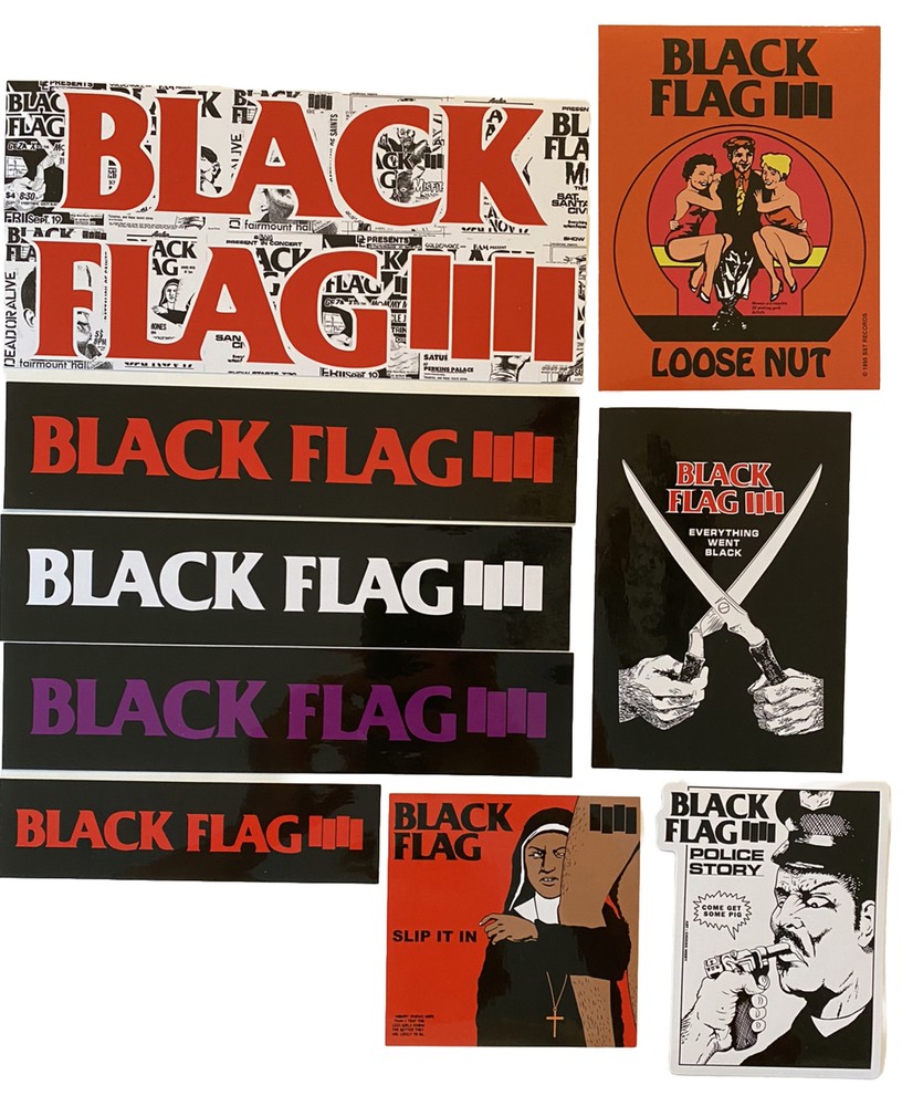 Punk BAND STICKER LOT Punk VINTAGE 1990’s 1980’s Hardcore Metal Band Decal Punk