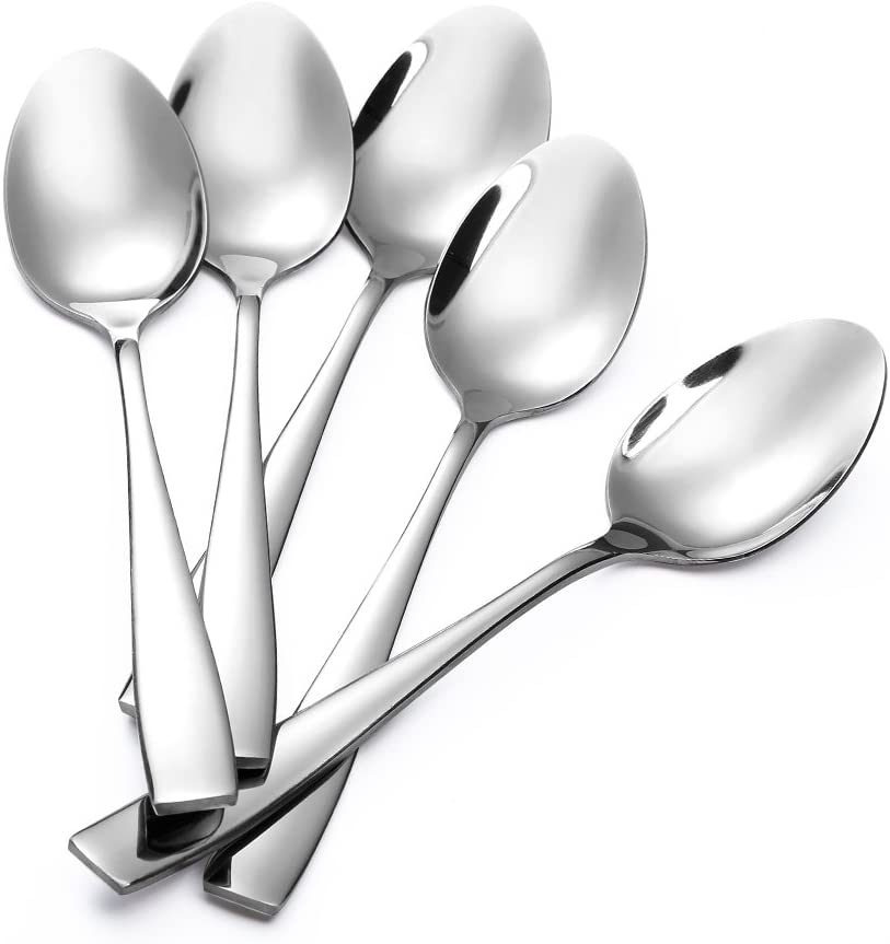24-Piece Large Stainless Steel Dinner Spoons,8 Inches