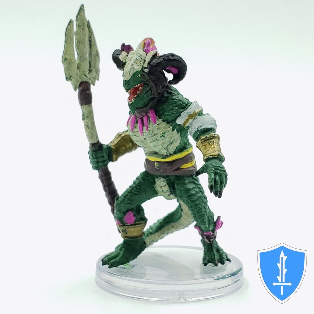 Lizard Queen Seas Shores #41 D&D Icons Realms Lizardfolk Miniature