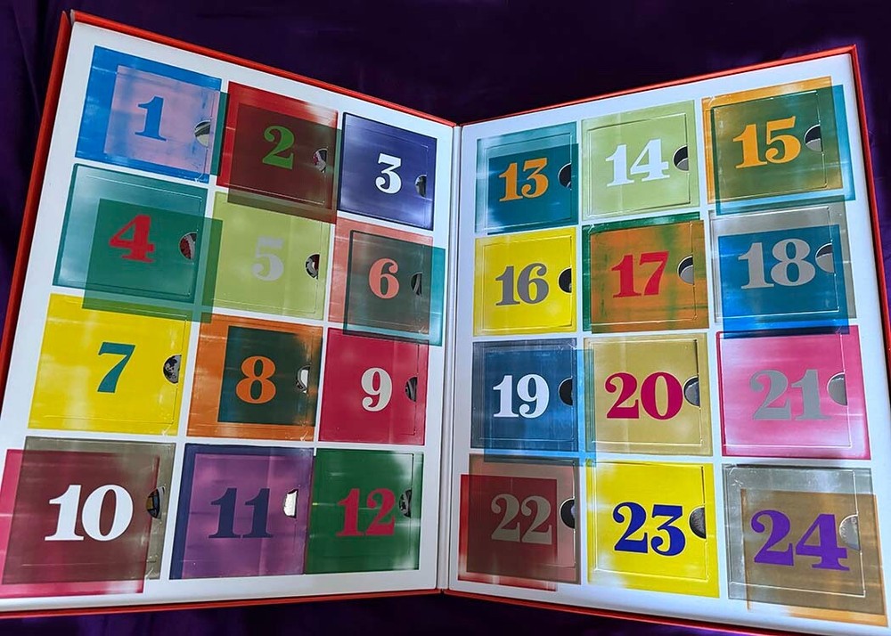 Tiffany & Co* ANDY WARHOL ADVENT CALENDAR CHRISTMAS 24 ORNAMENTS * Brilliant ART