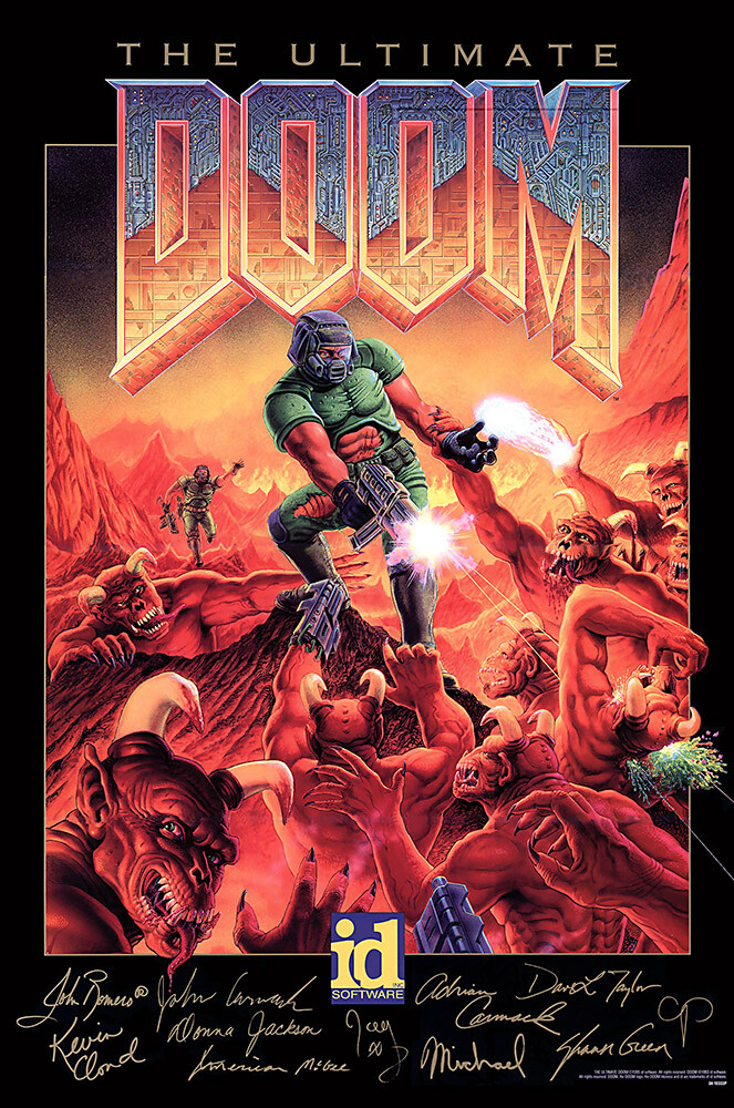 Doom Art Switch Super Nintendo SNES PC Premium POSTER MADE IN USA - OTH186