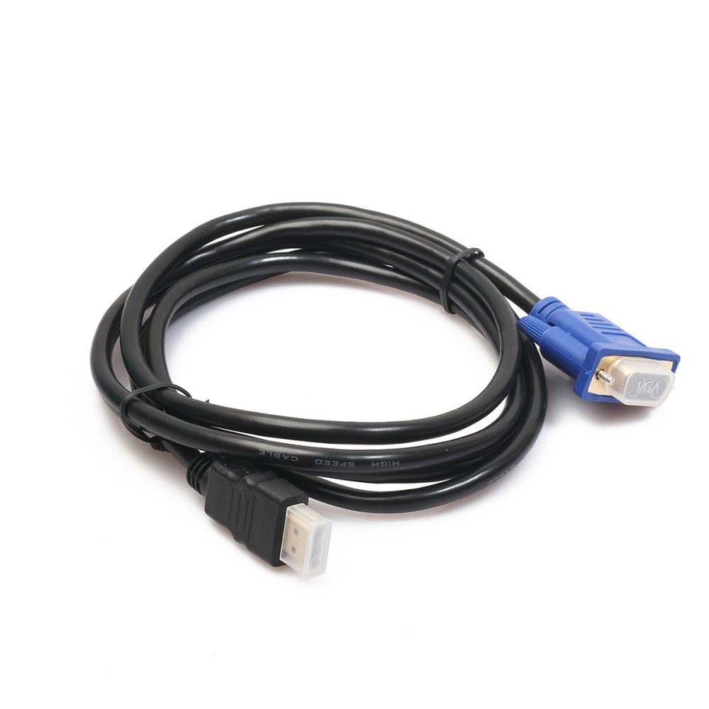 VGA to HDMI Gold Plated Converter Cable for Computer Monitor