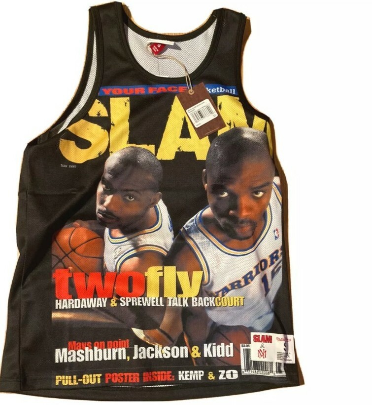 Nwt Golden State Mitchell and Ness  Slam Hardaway Tank Warriors Sprewell Medium